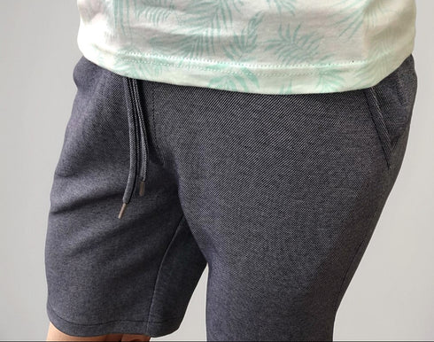 BLUE SEVEN BERMUDA TEXTURED SHORTS